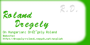 roland dregely business card